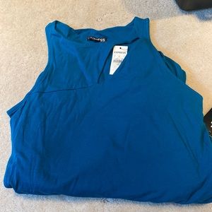 Express Body Con Ruched Dress with cutout